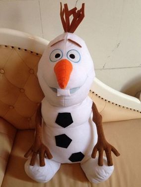 体が３つに分かれちゃう オラフのぬいぐるみ サイズは30 45の2つ 雪だるまのオラフのグッズをひたすら紹介 アナと雪の女王